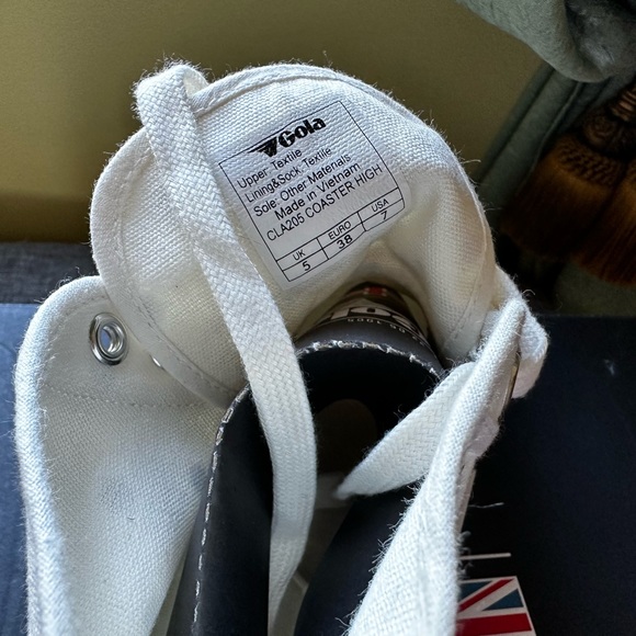 NWT J. crew Gola Polka Dot Coaster High sneakers - Picture 4 of 11